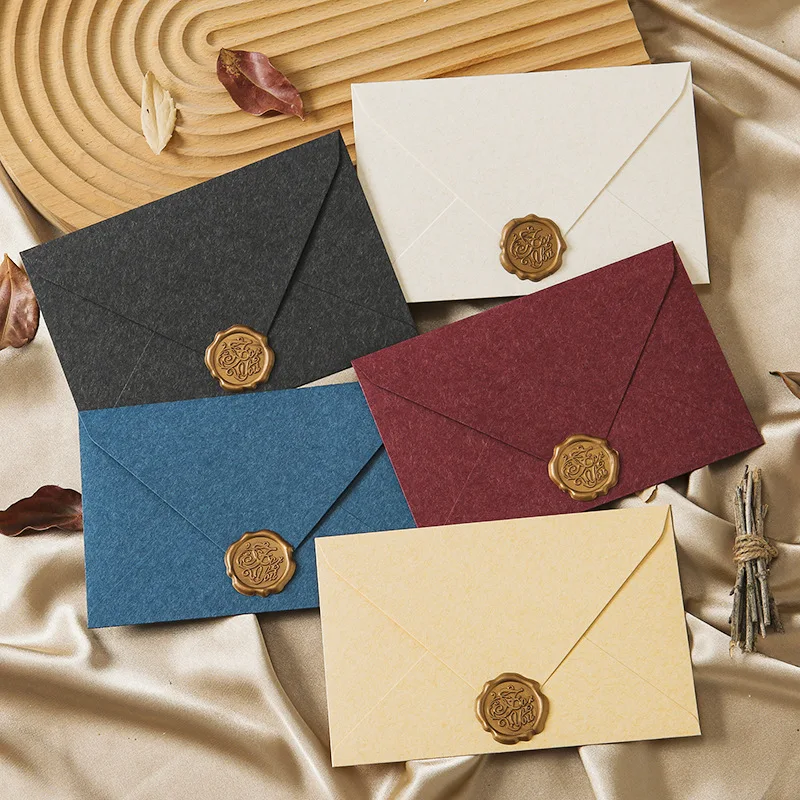 Wax Seal Letter Kit - Letter Writing Stationery Set 3 Envelopes