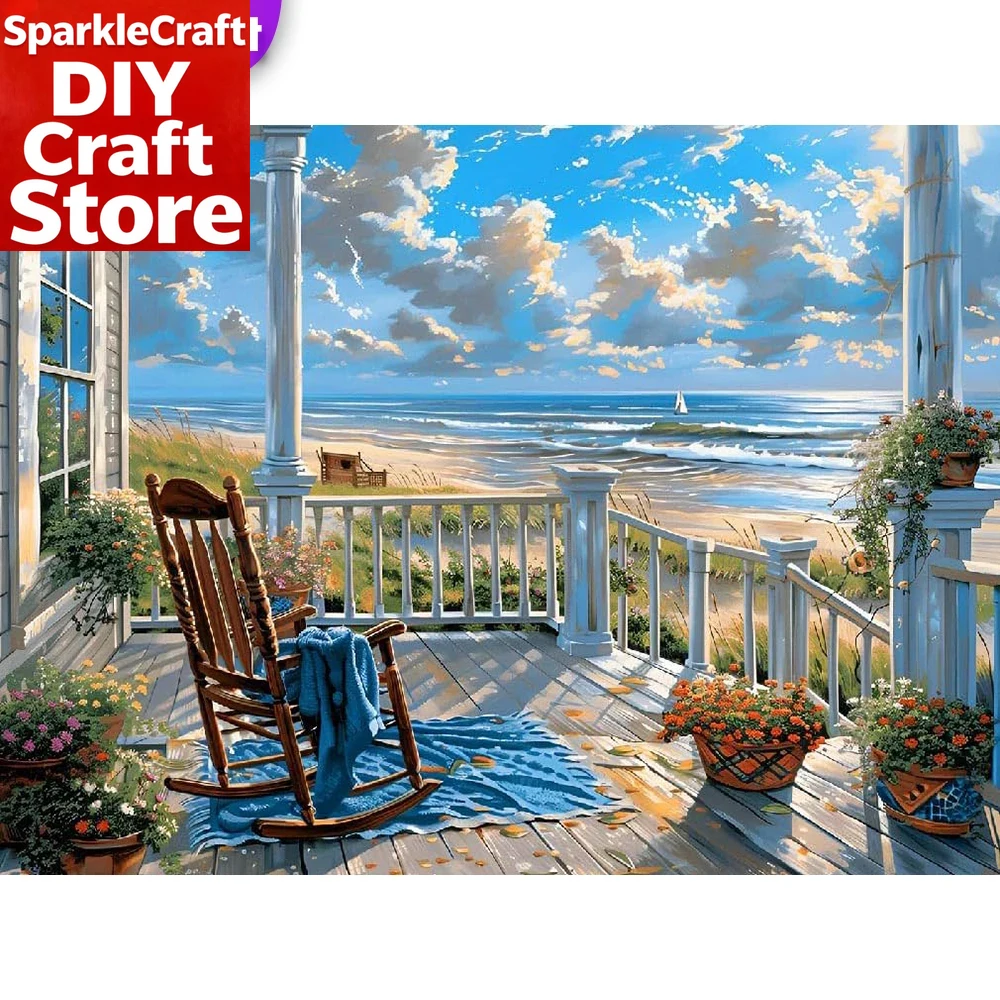 Photo Mosaic Print - 1PC frameless Full Square Round Diamond