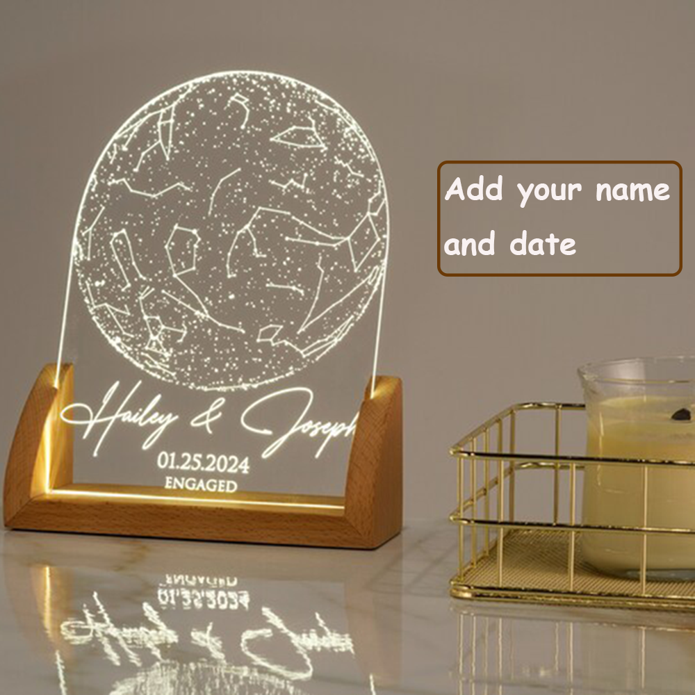 Custom Star Map - Custom Star Map by Date Personalized