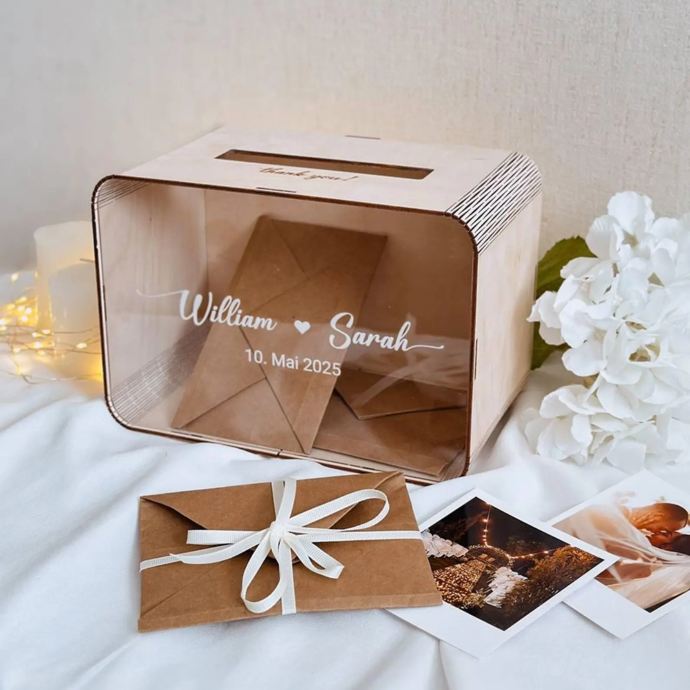 Personalized Name Box - Custom Name Decals for Wedding Christmas