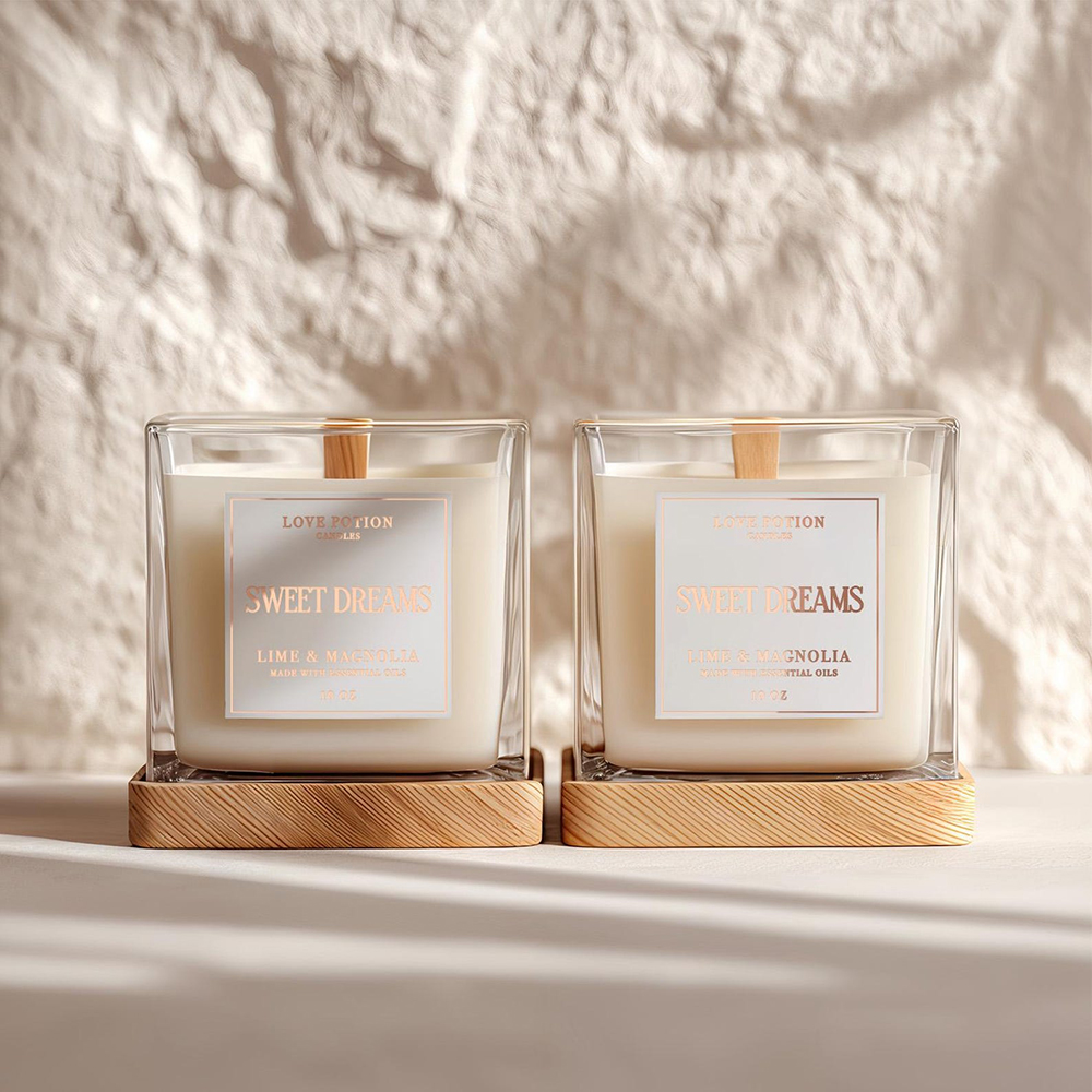Custom 50pcs Candle Labels Vin - Personalised Candle Label บทวิจารณ์และราคา