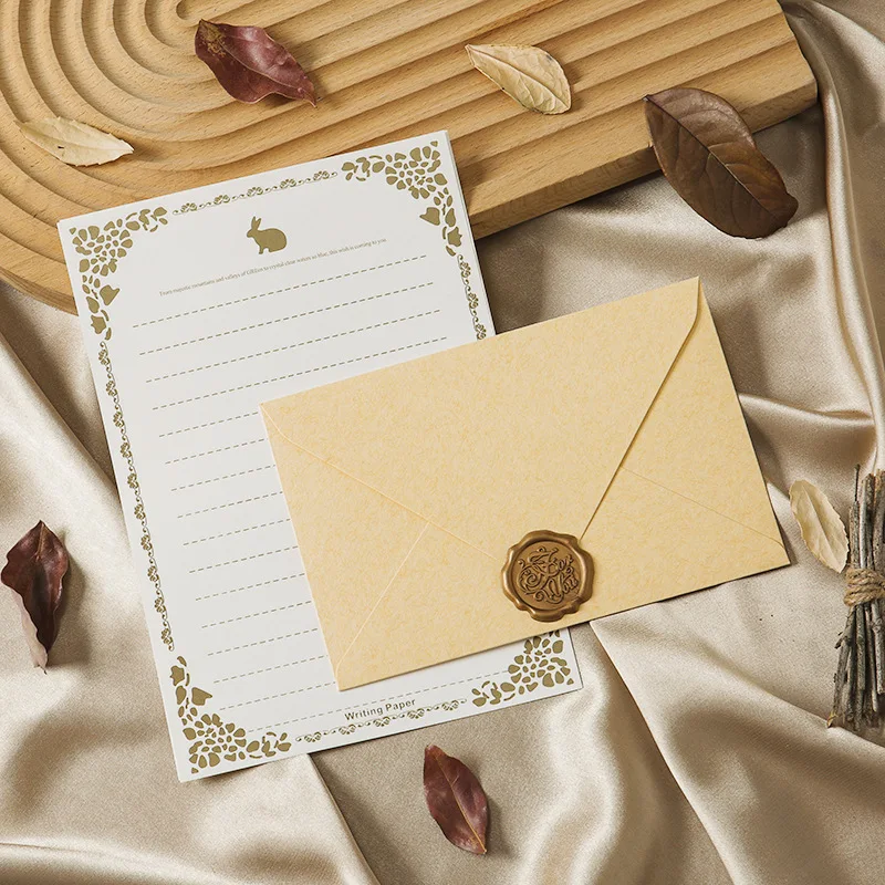 Letter Writing Stationery Set  - Wax Seal Letter Kit บทวิจารณ์และราคา