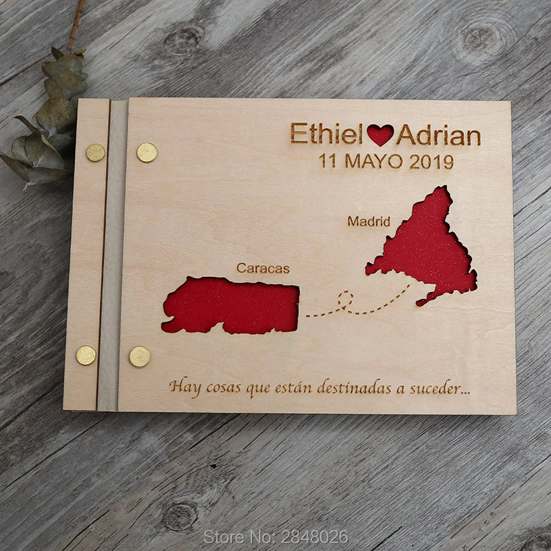 Map engraved wedding guestbook - Custom Star Map บทวิจารณ์และราคา