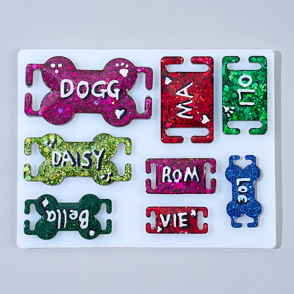 DIY Cat Dog ID Tag Silicone Mo - Pet Portrait Custom บทวิจารณ์และราคา