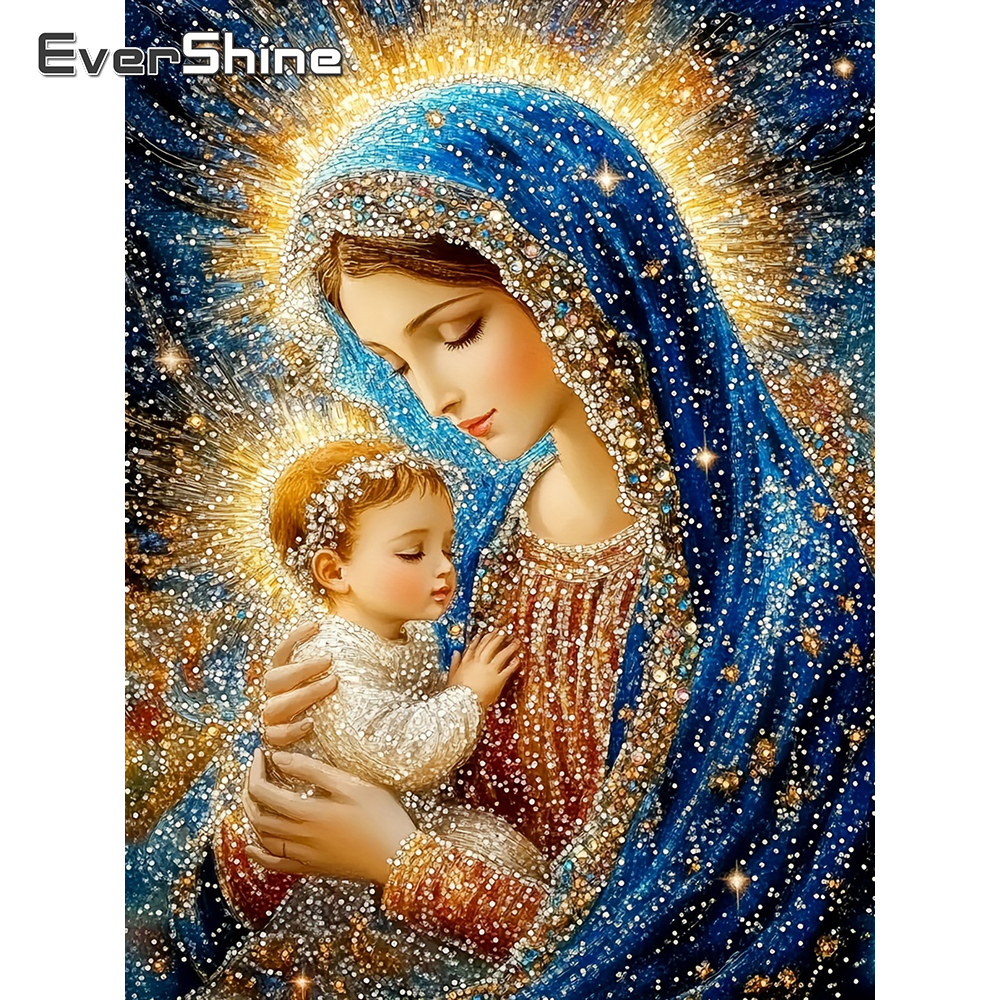 1PC frameless  Diamond Embroid - Photo Mosaic Print บทวิจารณ์และราคา
