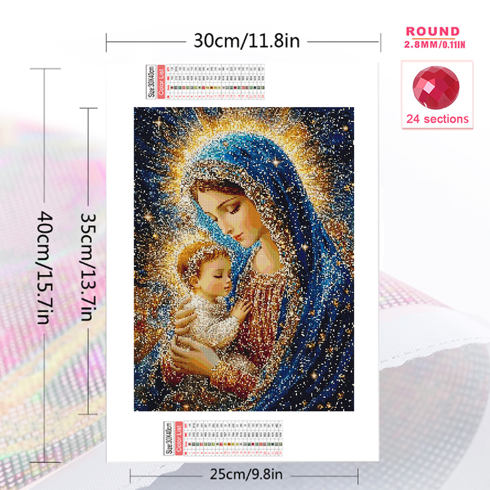 1PC frameless  Diamond Embroid - Photo Mosaic Print บทวิจารณ์และราคา