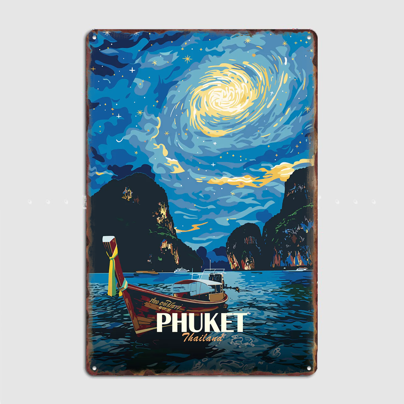 Phuket Thailand Night Sky Boat - Custom Night Sky บทวิจารณ์และราคา