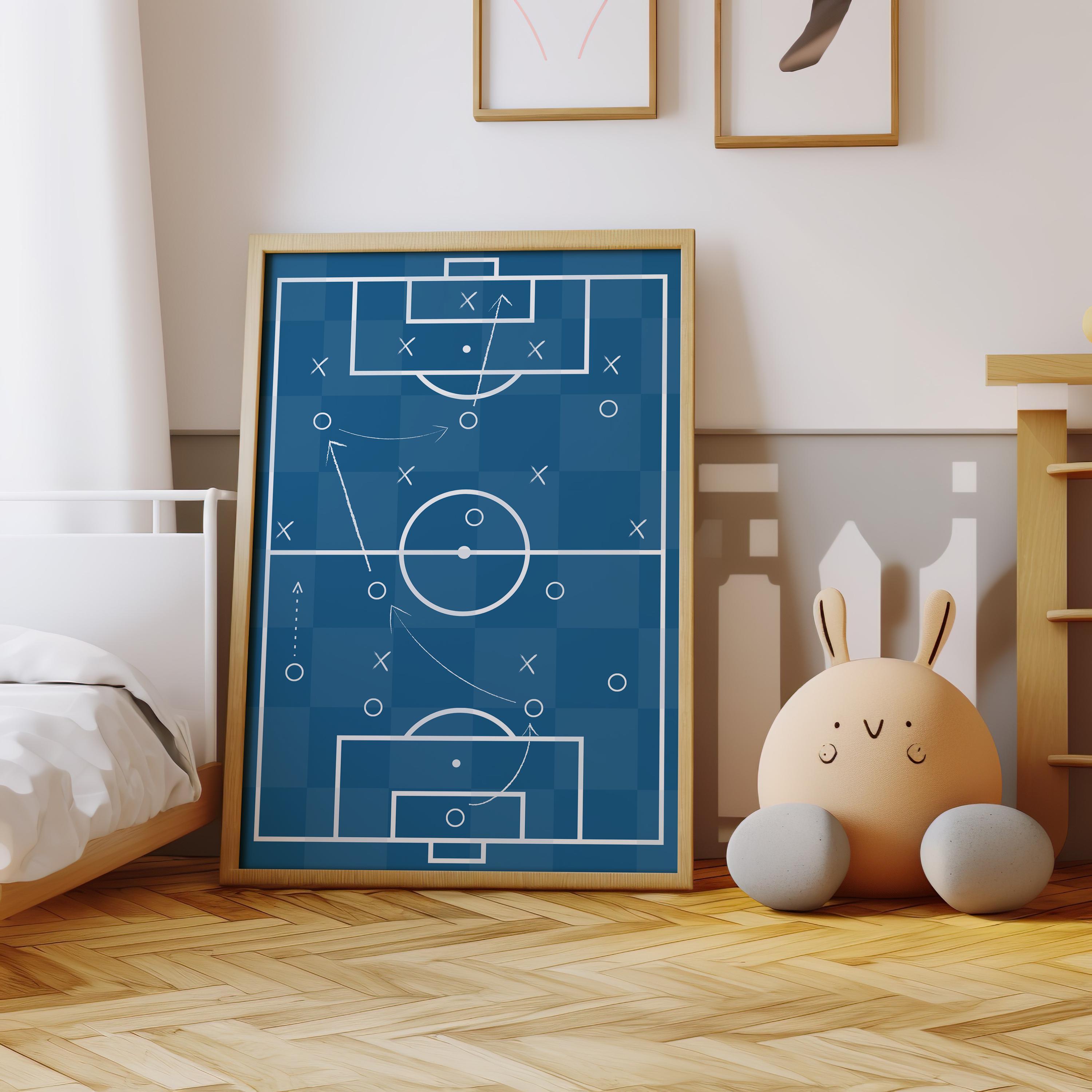 Custom Soccer Wall Art Set Aff - Personalized Name Box บทวิจารณ์และราคา