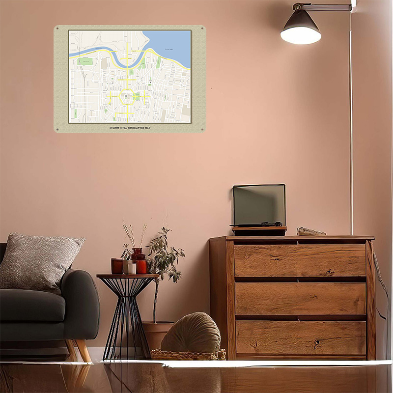 Silent Hill Revelation Map Met - Custom Map Poster บทวิจารณ์และราคา