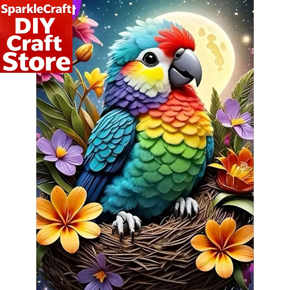 1PC frameless  DIY Diamond Pai - Photo Mosaic Print บทวิจารณ์และราคา