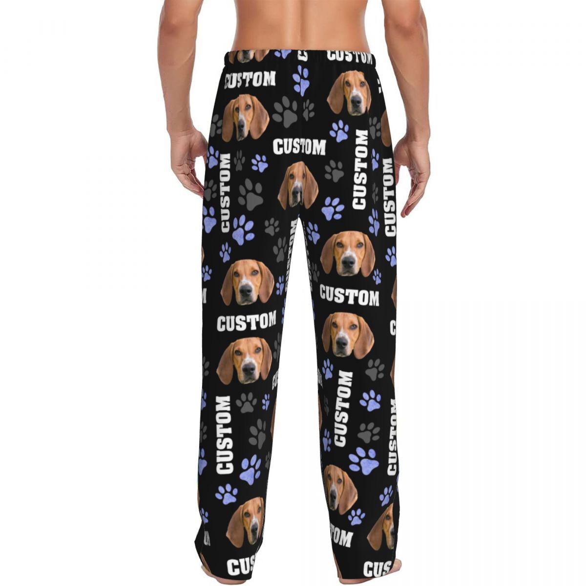 Men Custom Dog Photo Pajama Pa - Pet Portrait Custom บทวิจารณ์และราคา