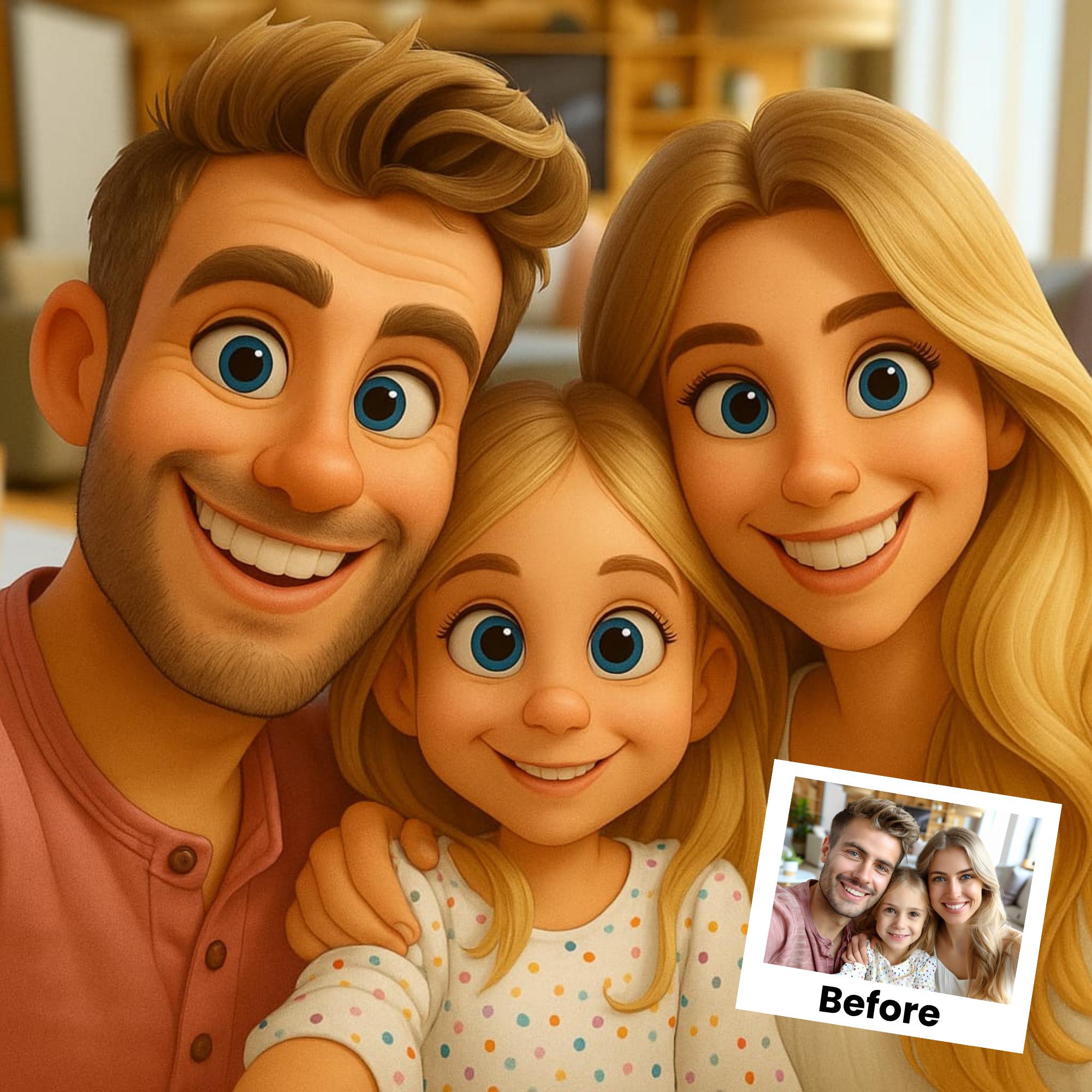 Custom Cartoon style portrait  - Pet Portrait Custom บทวิจารณ์และราคา