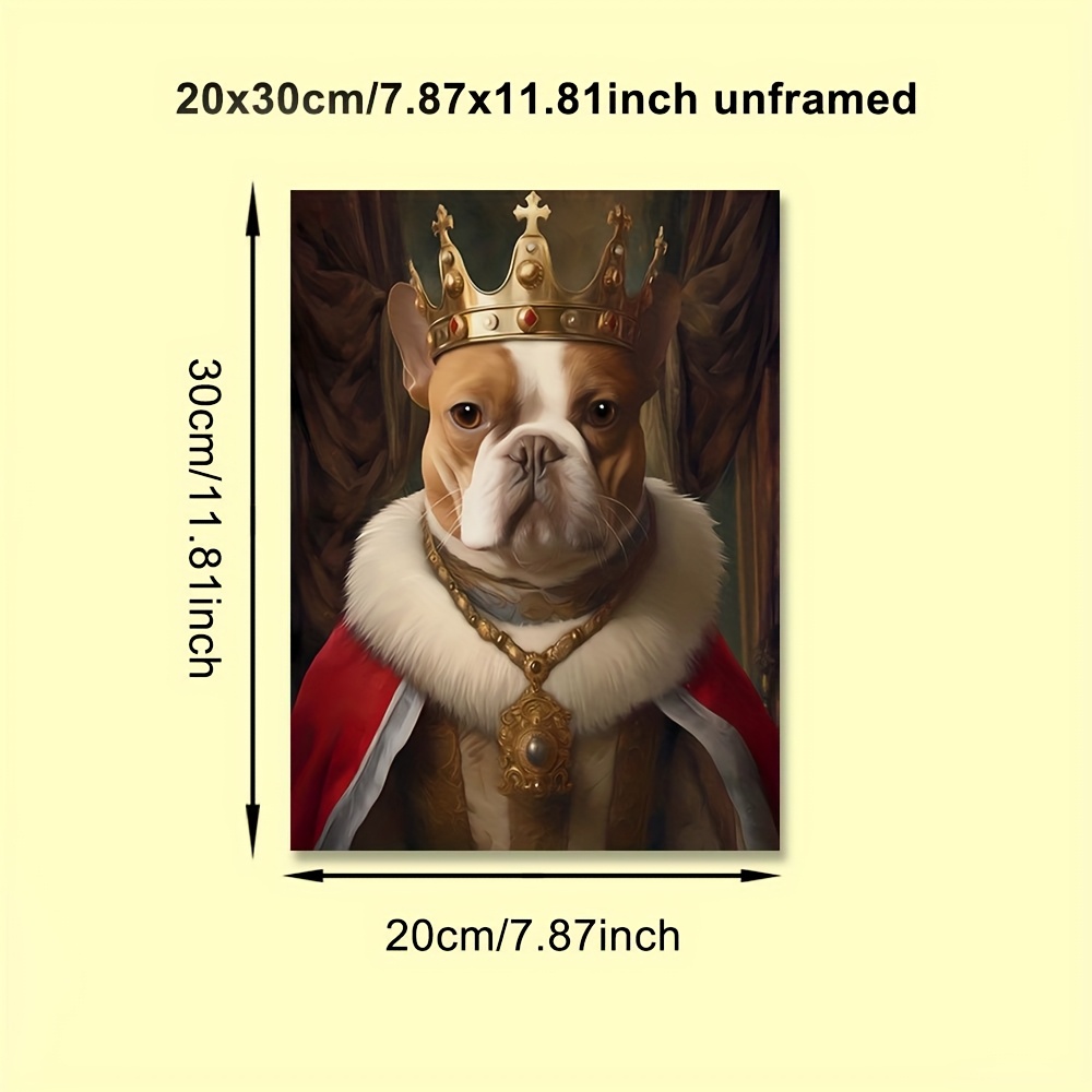 1PC Custom King Queen Dog Cat  - Pet Portrait Custom บทวิจารณ์และราคา
