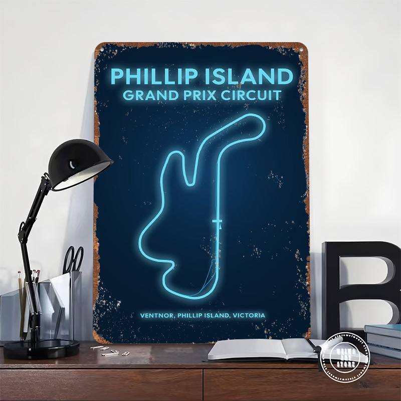 Phillip Island Grand Prix Circ - Custom Map Poster บทวิจารณ์และราคา