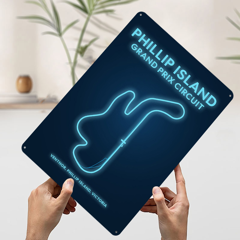 Phillip Island Grand Prix Circ - Custom Map Poster บทวิจารณ์และราคา
