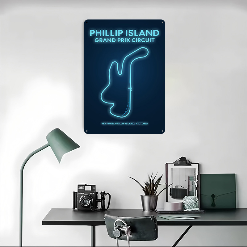 Phillip Island Grand Prix Circ - Custom Map Poster บทวิจารณ์และราคา