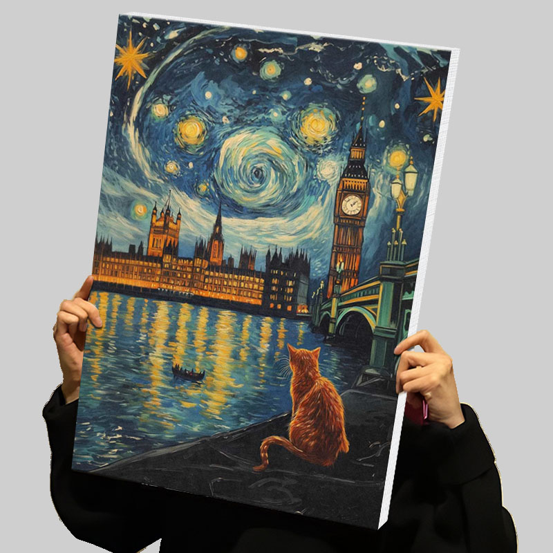 London Night Sky Prints Poster - Custom Night Sky บทวิจารณ์และราคา