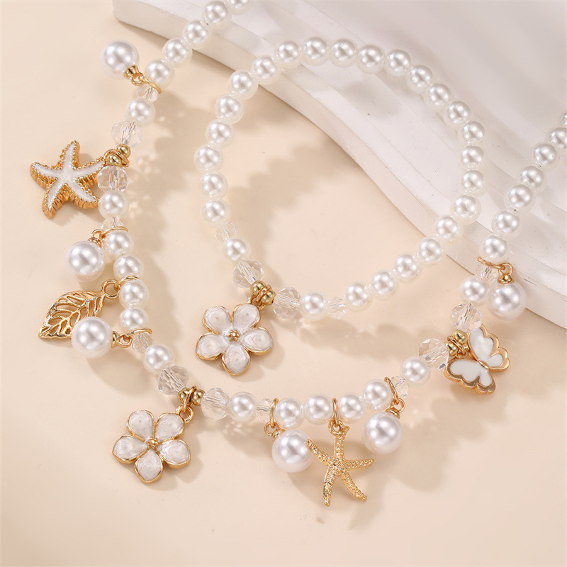 2pcs/set Ocean & Garden Faux P - Coordinates Bracelet บทวิจารณ์และราคา