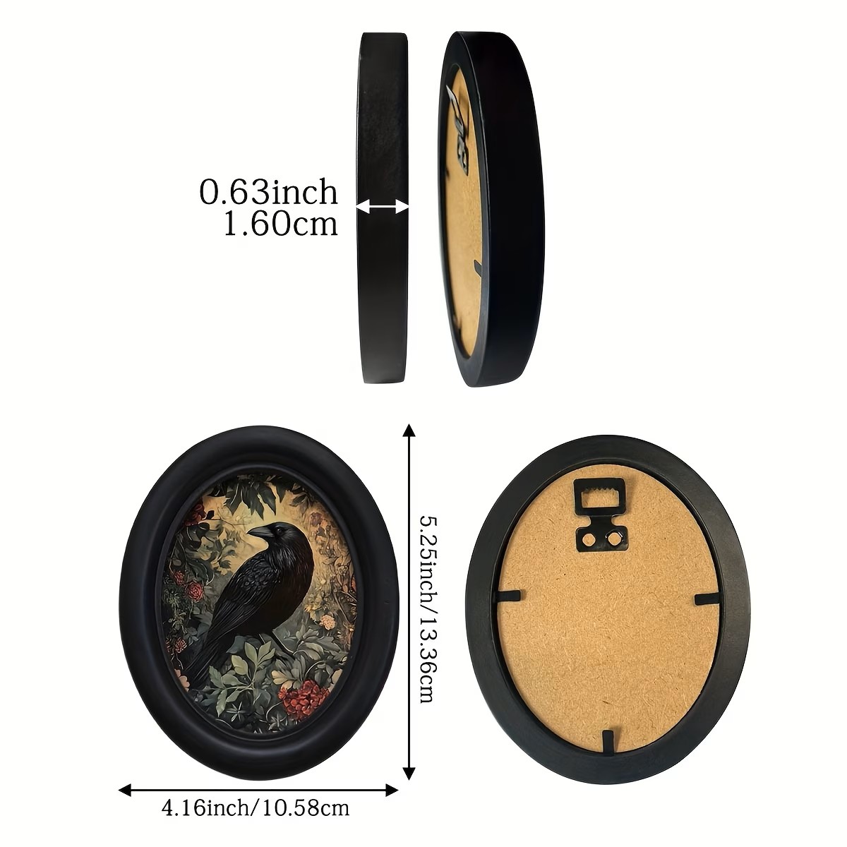 1 Piece of Bohemian Vintage 3D - Engraved Wood Frame บทวิจารณ์และราคา
