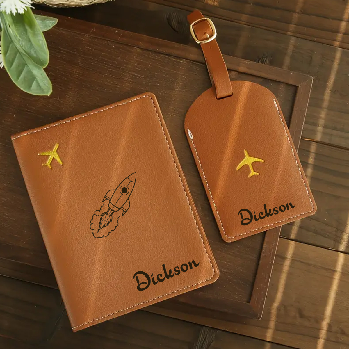 Customized Name Luggage Tag 2p - Personalized Name Box บทวิจารณ์และราคา