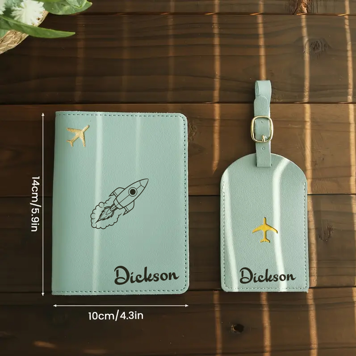 Customized Name Luggage Tag 2p - Personalized Name Box บทวิจารณ์และราคา