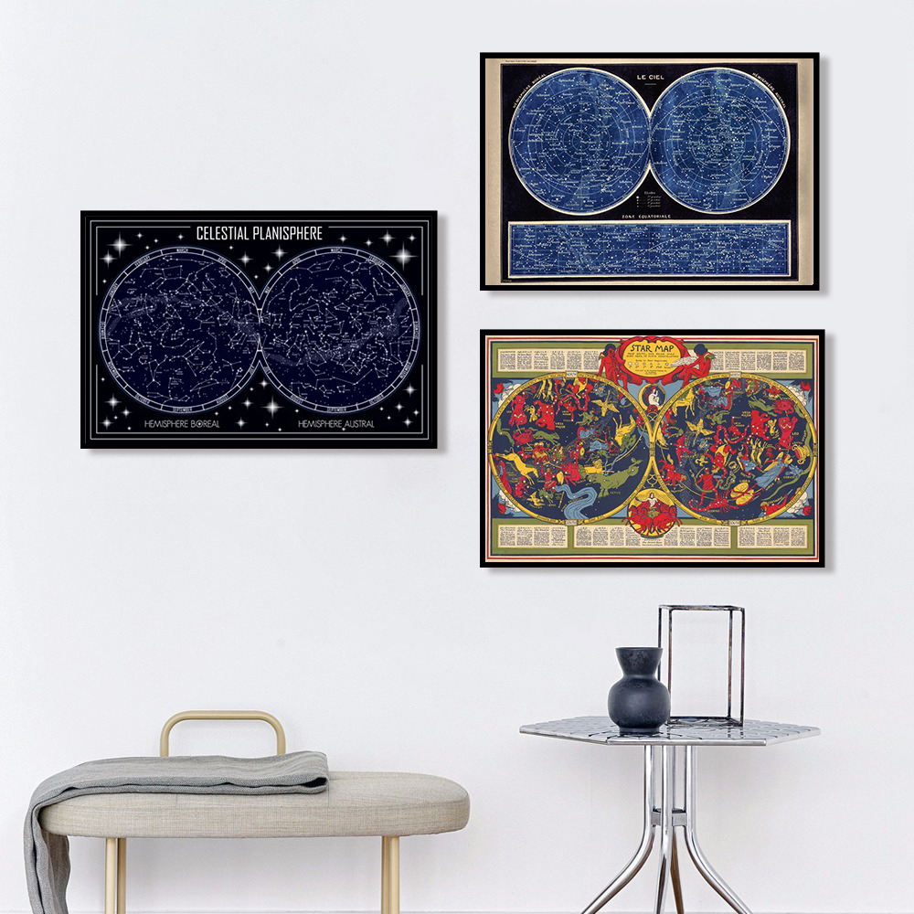 1pc Celestial Planisphere Map  - Custom Star Map บทวิจารณ์และราคา