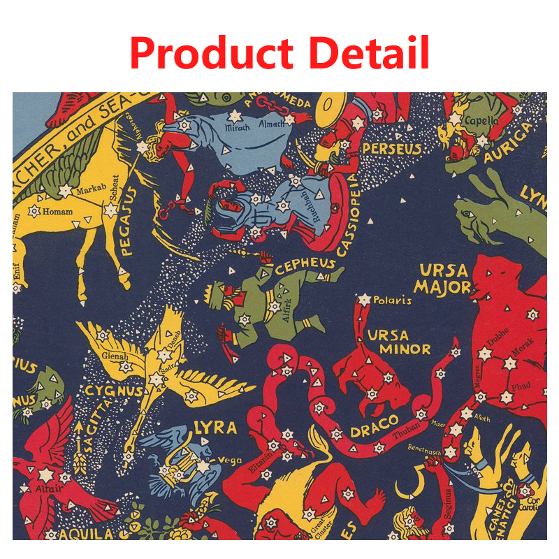 1pc Celestial Planisphere Map  - Custom Star Map บทวิจารณ์และราคา