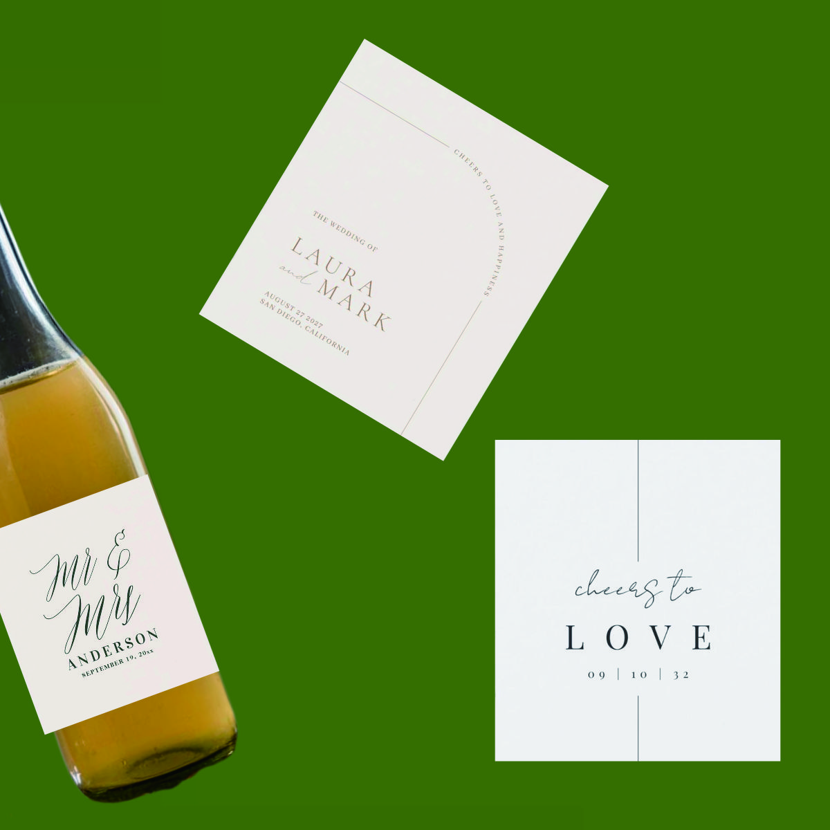 Customized bottle stickers for - Personalised Candle Label บทวิจารณ์และราคา