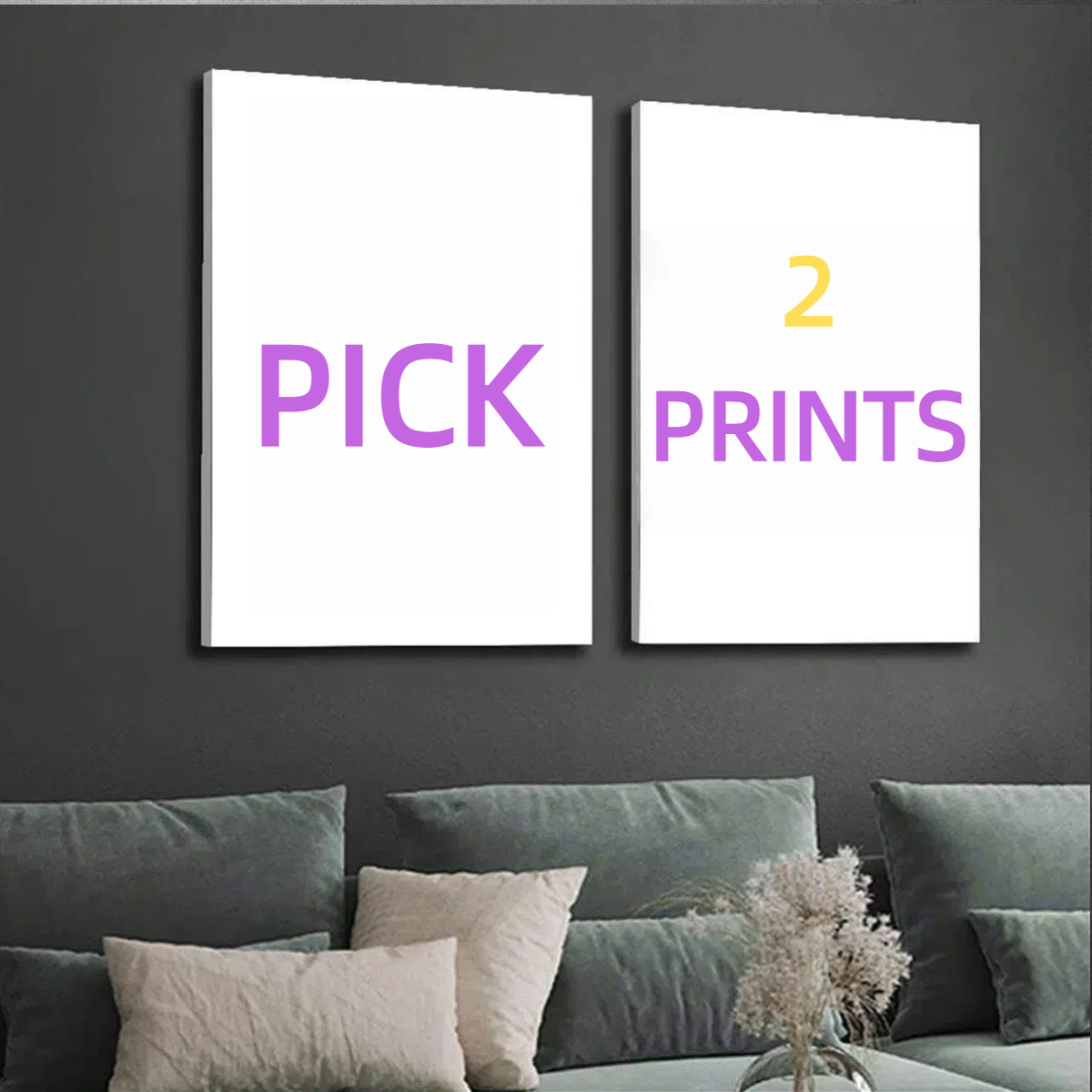 2pcs/set of custom canvas phot - Custom Map Poster บทวิจารณ์และราคา