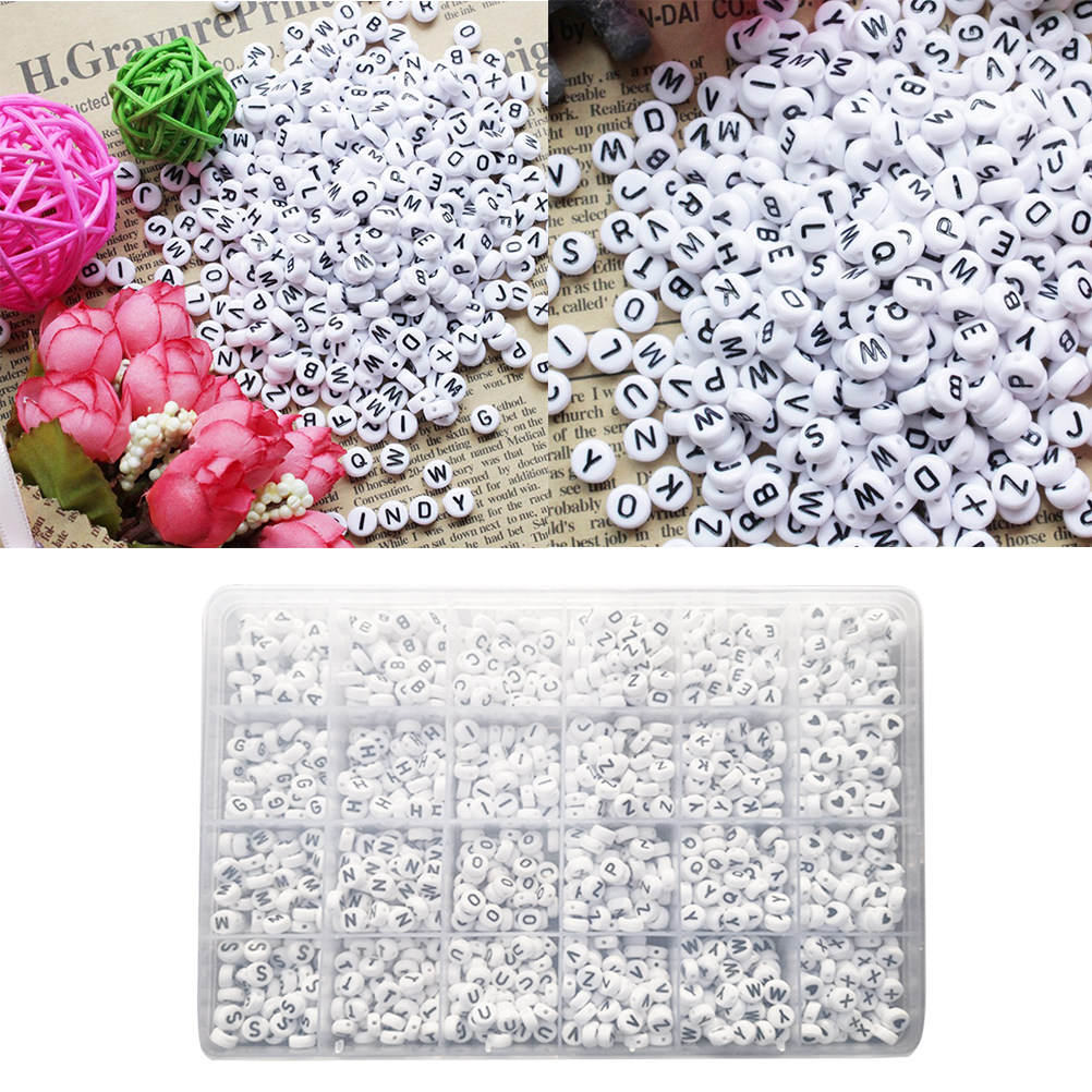 1350Pcs Oblate Letter Beads Pl - Coordinates Bracelet บทวิจารณ์และราคา