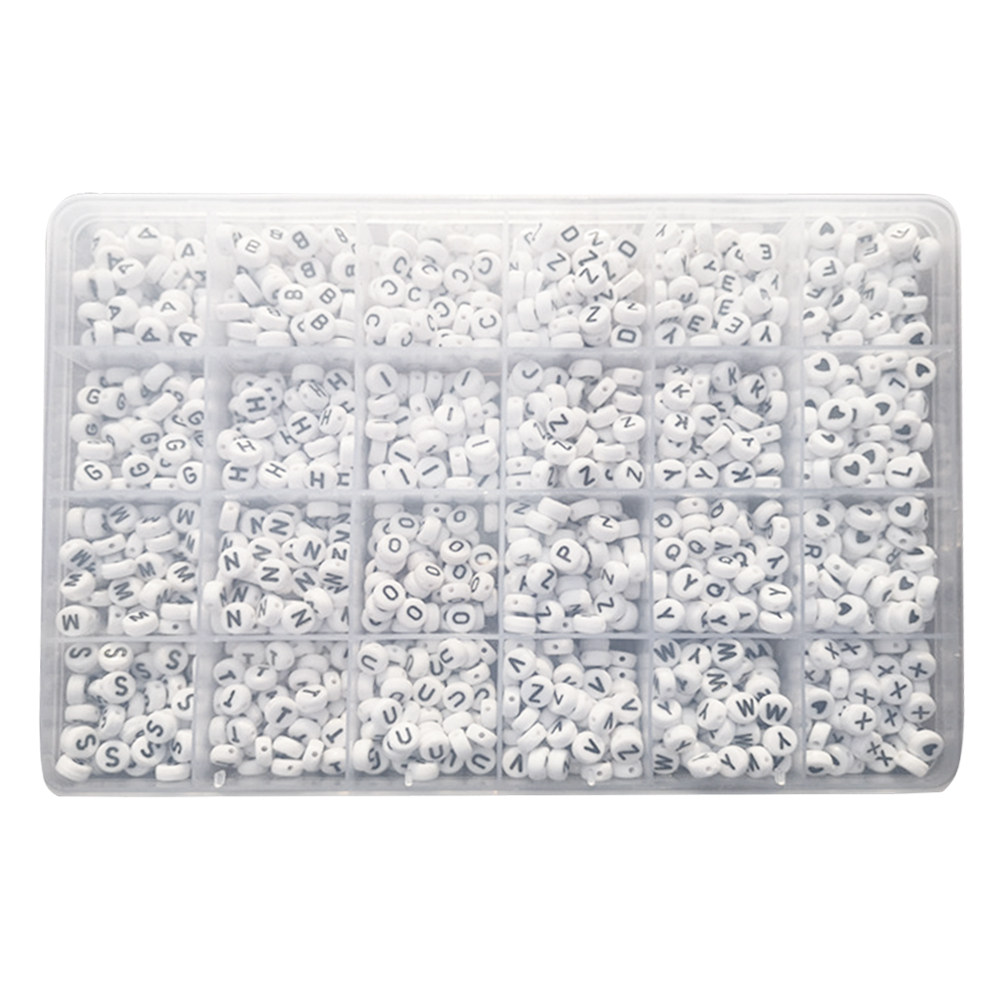 1350Pcs Oblate Letter Beads Pl - Coordinates Bracelet บทวิจารณ์และราคา
