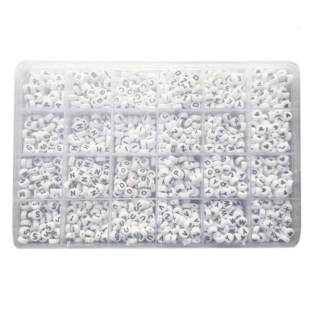 1350Pcs Oblate Letter Beads Pl - Coordinates Bracelet บทวิจารณ์และราคา