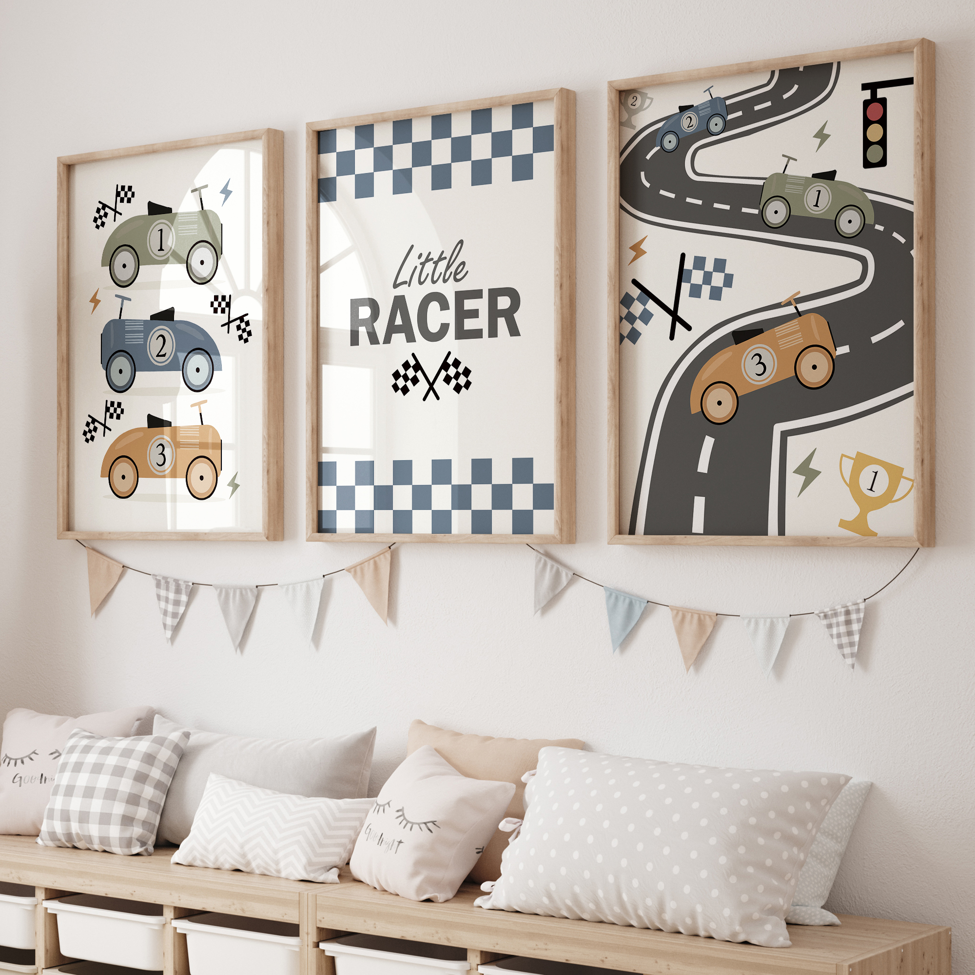 3pcs Minimalist,Cartoon Car Ra - Personalized Name Box บทวิจารณ์และราคา