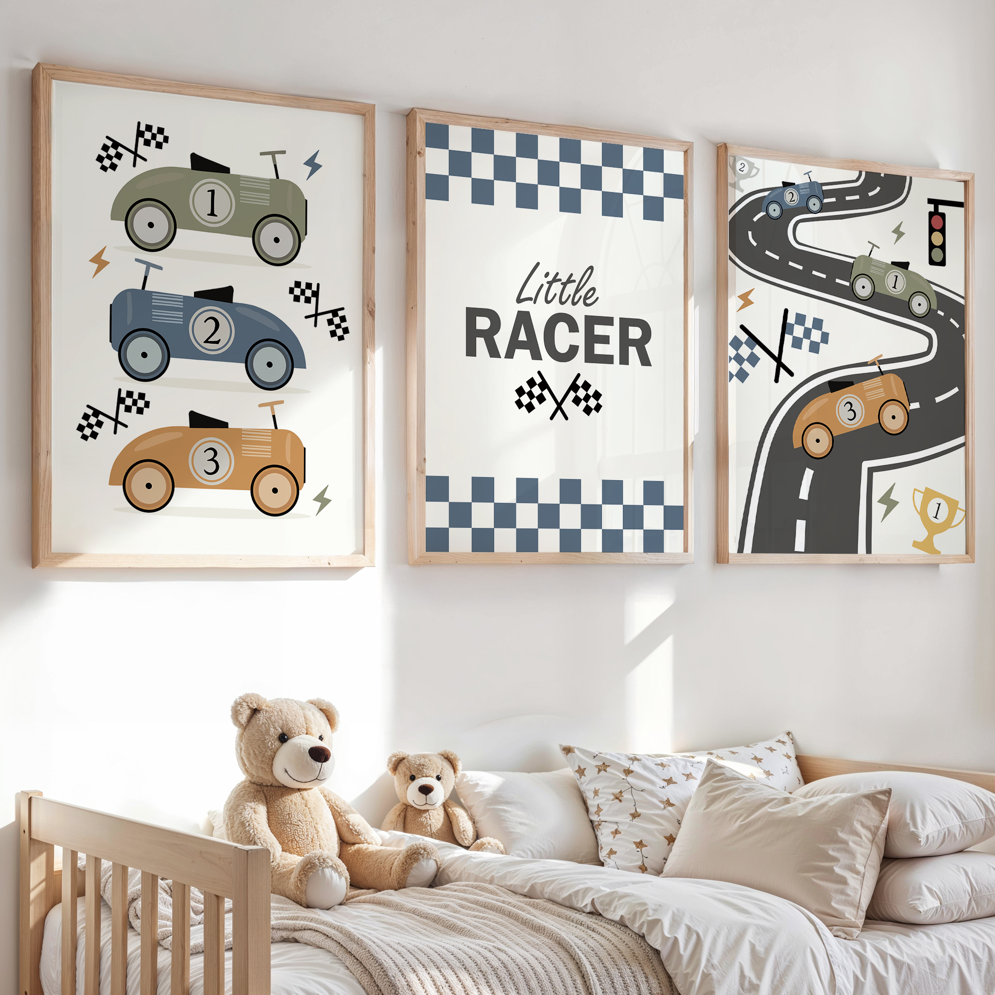 3pcs Minimalist,Cartoon Car Ra - Personalized Name Box บทวิจารณ์และราคา