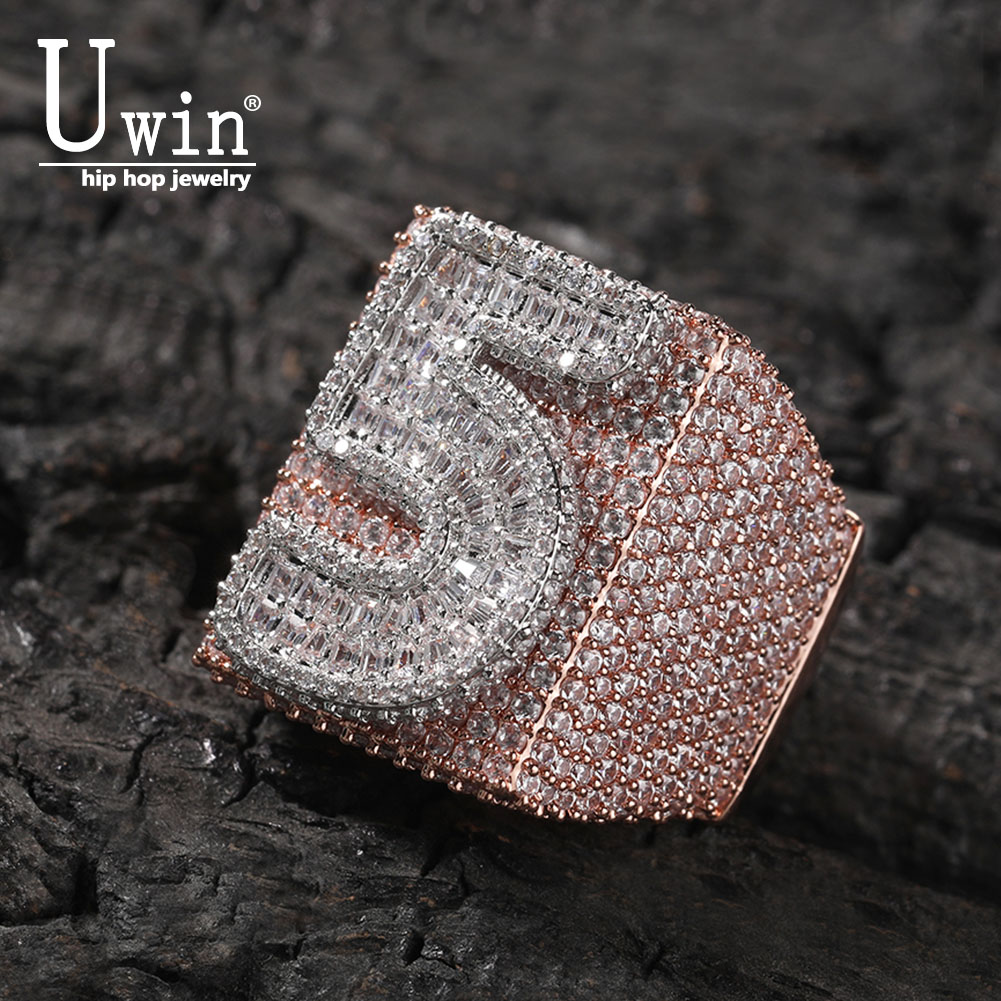 Uwin Big Square Custom Rings T - Initial Ring Custom บทวิจารณ์และราคา