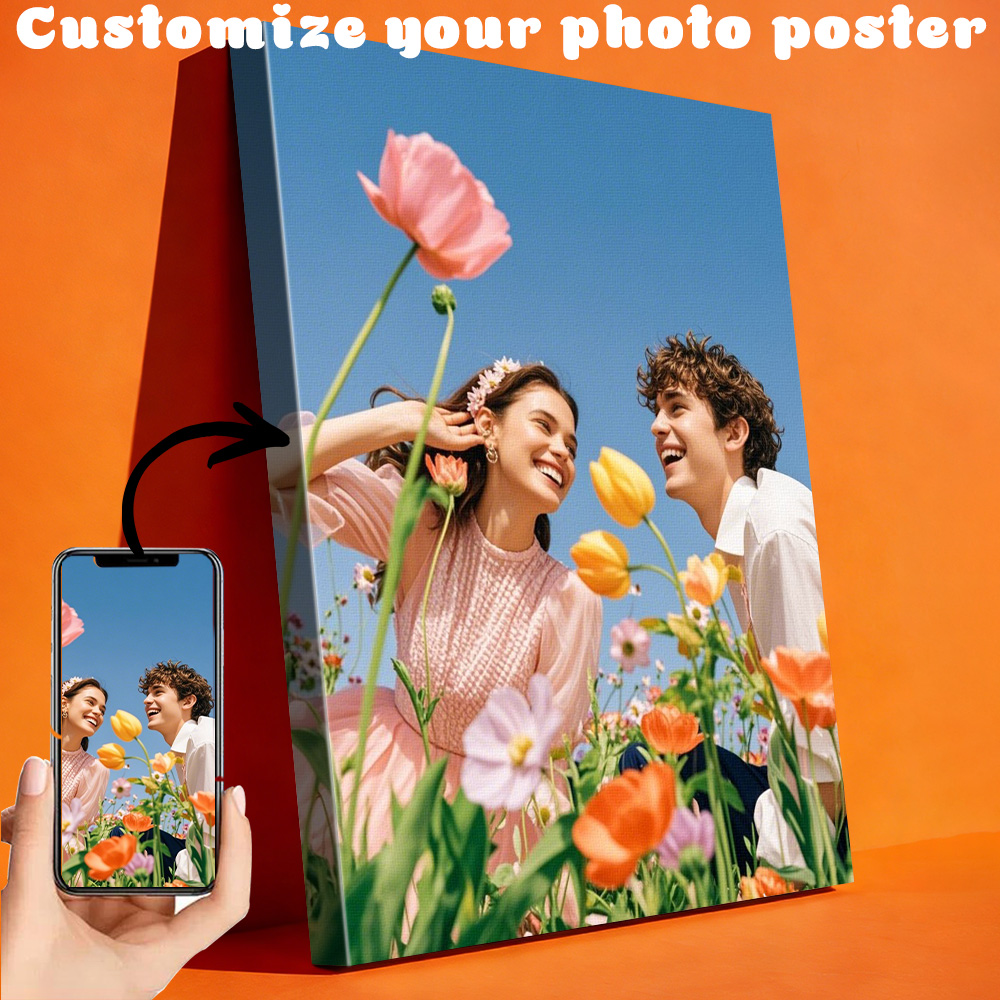 1 customized photo canvas, opt - Engraved Wood Frame บทวิจารณ์และราคา