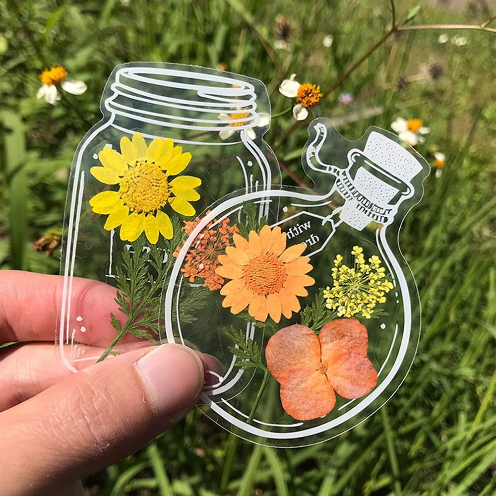 30Pcs Handmade DIY Transparent - Dried Flower Bookmark บทวิจารณ์และราคา
