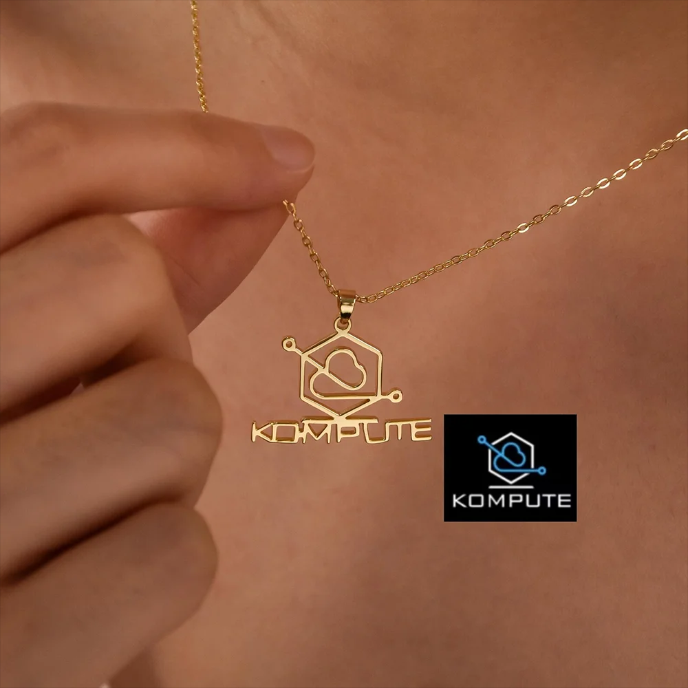 Custom Company Logo Necklace P - Name Necklace Custom บทวิจารณ์และราคา