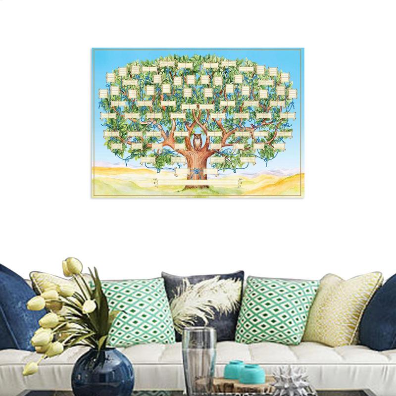 Fillable Family Tree Chart 6 G - Family Tree Print บทวิจารณ์และราคา