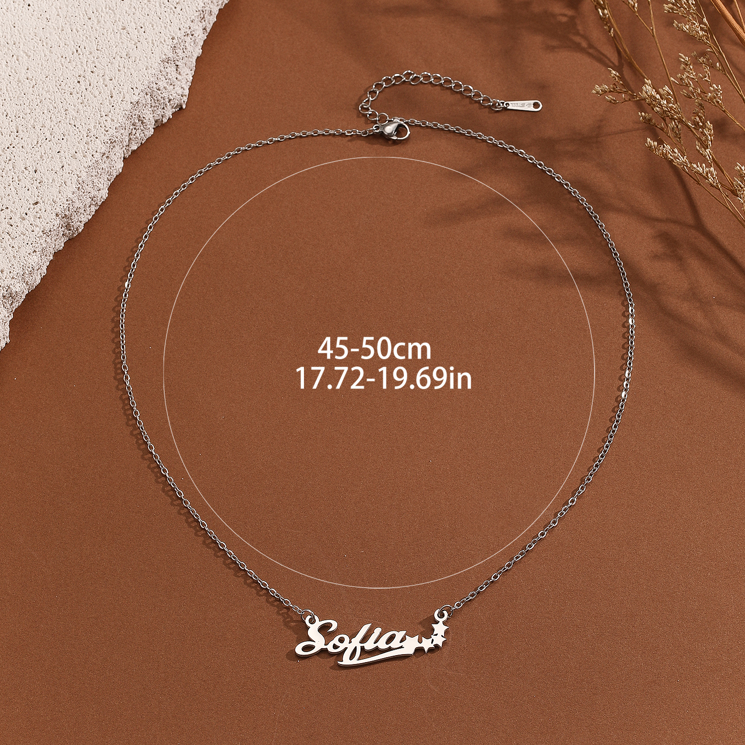 Stainless Steel Star Letter Pe - Name Necklace Custom บทวิจารณ์และราคา