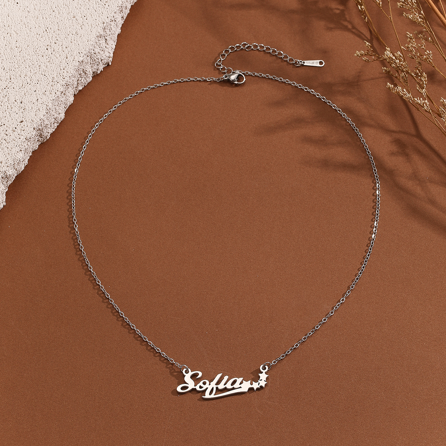 Stainless Steel Star Letter Pe - Name Necklace Custom บทวิจารณ์และราคา