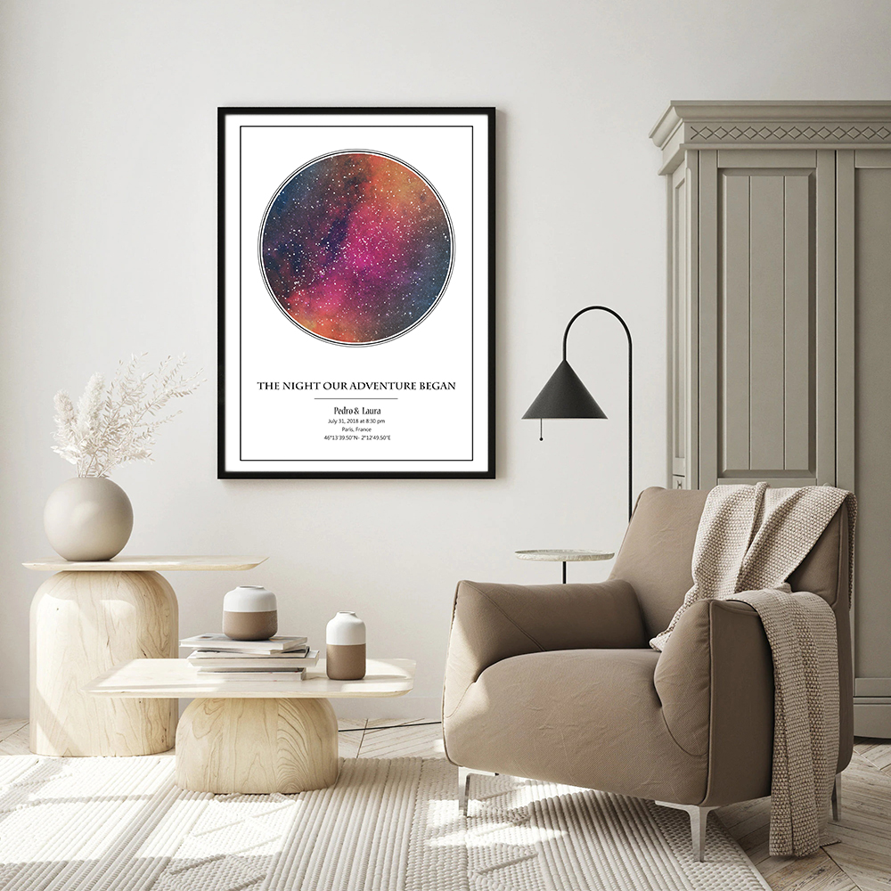 Personalized Star Map Poster B - Custom Star Map บทวิจารณ์และราคา