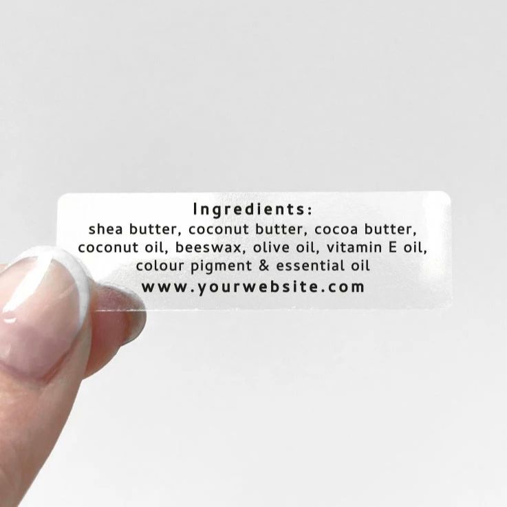 Custom Transparent Sticker Per - Personalised Candle Label บทวิจารณ์และราคา