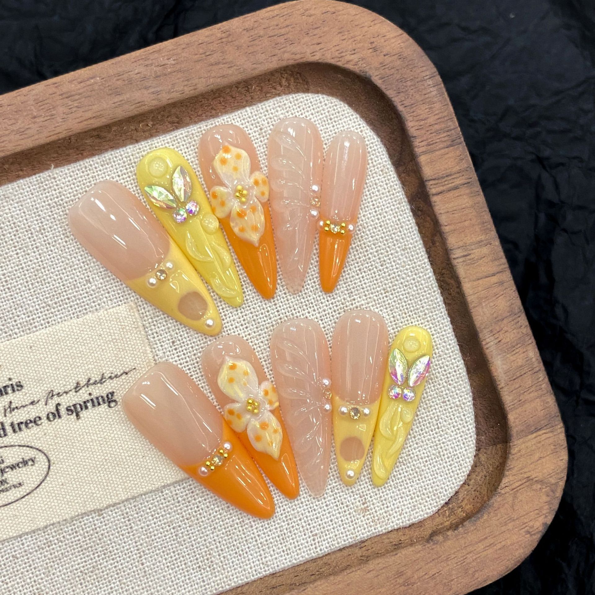 10pcs Handmade Summer Press on - Pressed Flower Art บทวิจารณ์และราคา