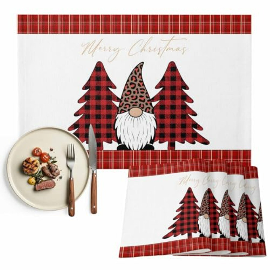 Set of 4 Winter Christmas Tree - Family Tree Print บทวิจารณ์และราคา