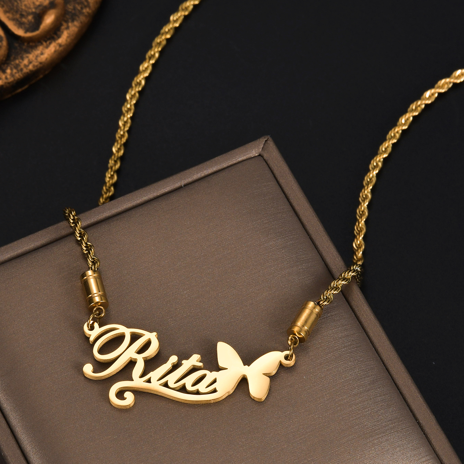 Atoztide Personalized Custom N - Birth Flower Necklace บทวิจารณ์และราคา