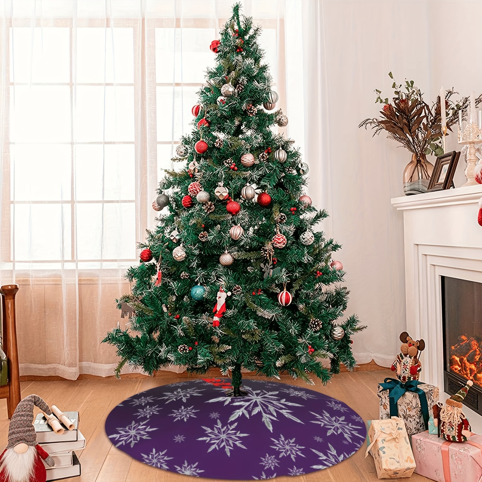 VIKAMA Deep Purple Snowflake P - Family Tree Print บทวิจารณ์และราคา