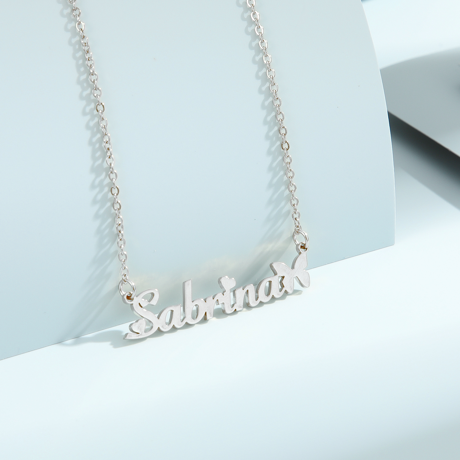 1pc Personalized Butterfly Nam - Name Necklace Custom บทวิจารณ์และราคา