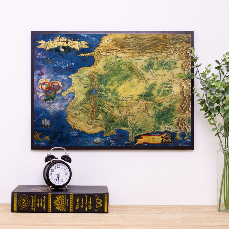 The Wheel of Time Map Poster P - Custom Star Map บทวิจารณ์และราคา