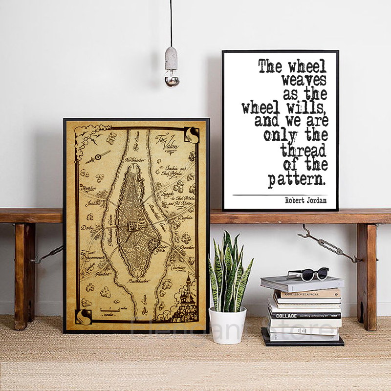 The Wheel of Time Map Poster P - Custom Star Map บทวิจารณ์และราคา